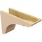 Ekena Millwork 6"W x 18"D x 12"H Classic Olympic Rough Cedar Woodgrain TimberThane Corbel, Primed Tan CORUR06X18X12OLYRCPR - alternate 4